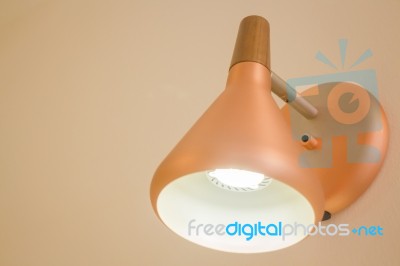 Metro Retro Luxury Light Lamp Stock Photo