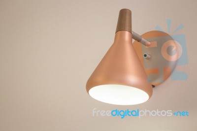 Metro Retro Luxury Light Lamp Stock Photo