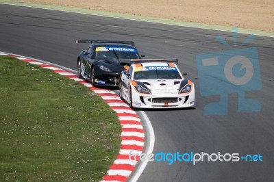 Michelin Ginetta Gt4 Supercup Race March 2014 Stock Photo