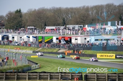 Michelin Ginetta Gt4 Supercup Race March 2014 Stock Photo