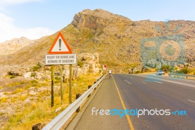 Michell's Pass In Western Cape, South Africa Stock Photo