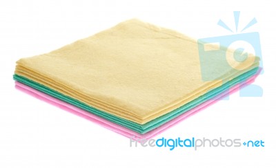 Microfibre Cloths Stock Photo