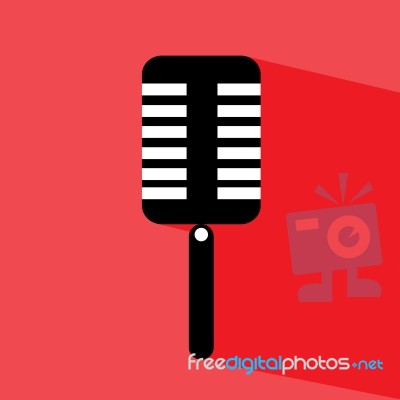 Microphone  Icon Stock Image