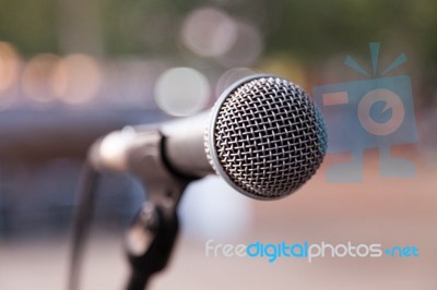 Microphones Stock Photo