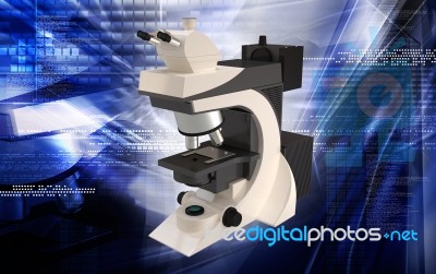 Microscope Stock Image