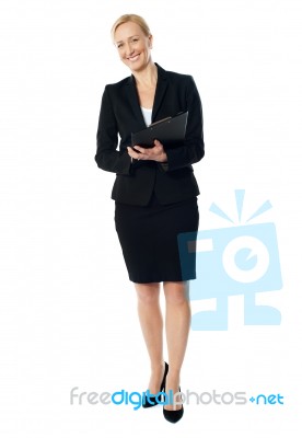 Middle Aged Female Executive Stock Photo