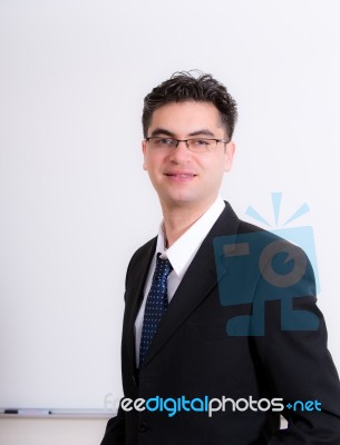 Middle Eastern Business Man Stock Photo