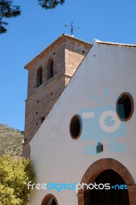 Mijas, Andalucia/spain - July 3 : Church Of The Immaculate Conce… Stock Photo