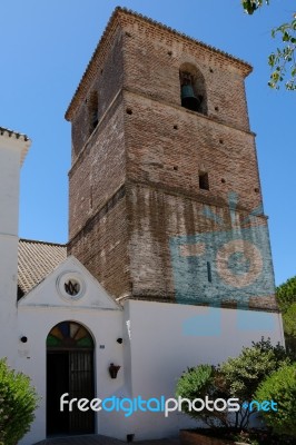 Mijas, Andalucia/spain - July 3 : Church Of The Immaculate Conce… Stock Photo