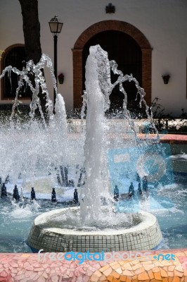 Mijas, Andalucia/spain - July 3 : Fountain In Mijas Andalucia Sp… Stock Photo