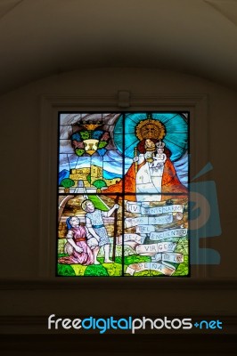 Mijas, Andalucia/spain - July 3 : Interior Church Of The Immacul… Stock Photo