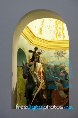 Mijas, Andalucia/spain - July 3 : Interior Church Of The Immacul… Stock Photo