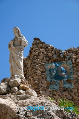 Mijas, Andalucia/spain - July 3 : Sanctuary Of The Virgin De La Stock Photo