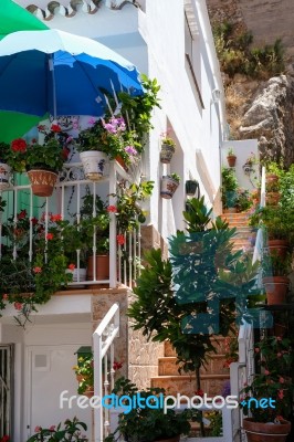 Mijas, Andalucia/spain - July 3 : Typical House In Mijas   Andal… Stock Photo