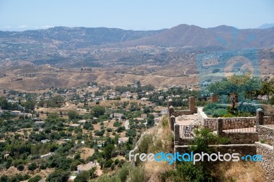 Mijas, Andalucia/spain - July 3 : View From Mijas In  Andalucia Stock Photo