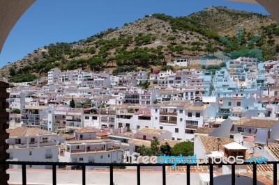 Mijas, Andalucia/spain - July 3 : View From Mijas In  Andalucia Stock Photo