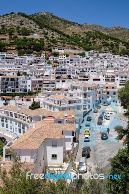 Mijas, Andalucia/spain - July 3 : View From Mijas In  Andalucia Stock Photo