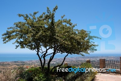 Mijas, Andalucia/spain - July 3 : View From Mijas In  Andalucia Stock Photo