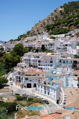 Mijas, Andalucia/spain - July 3 : View From Mijas In  Andalucia Stock Photo