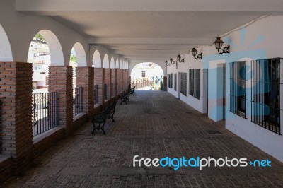 Mijas, Andalucia/spain - July 3 : View Of Archways In  Mijas   A… Stock Photo