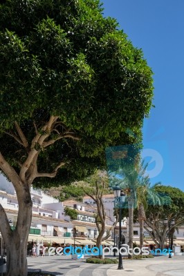 Mijas, Andalucia/spain - July 3 : View Of Mijas Andalucia Spain Stock Photo