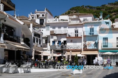 Mijas, Andalucia/spain - July 3 : View Of Mijas Andalucia Spain Stock Photo