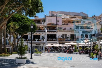 Mijas, Andalucia/spain - July 3 : View Of Mijas Andalucia Spain Stock Photo