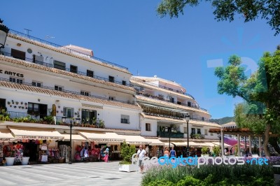 Mijas, Andalucia/spain - July 3 : View Of Mijas Andalucia Spain Stock Photo