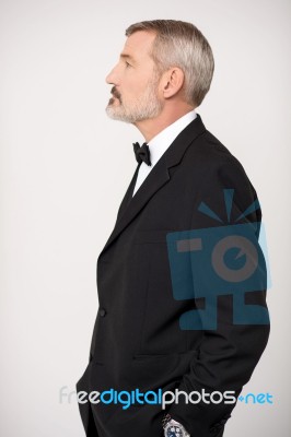 Miles To Go, Businessman's Vision Stock Photo