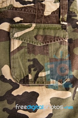 Military Cloth Pattern Stock Photo