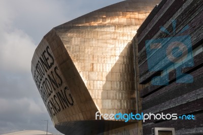 Millennium Centre Cardiff Bay Stock Photo