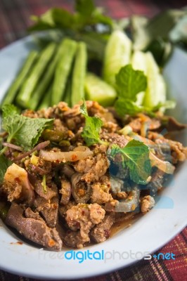 Minced Pork Stock Photo