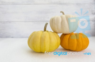 Mini Color Pumpkin Stock Photo