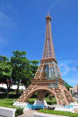 Mini Eiffel Stock Photo