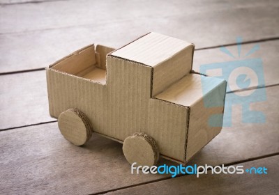 Miniature Truck Stock Photo