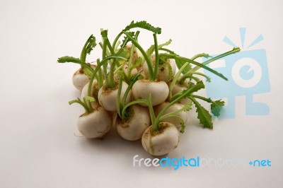 Miniature Turnips Stock Photo