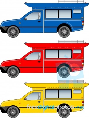 Minibus Stock Image