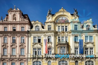 Ministry Of Local Development Art Nouveau Building Located In Pr… Stock Photo