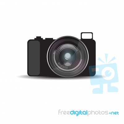 Mirrorless Camera Stock Image