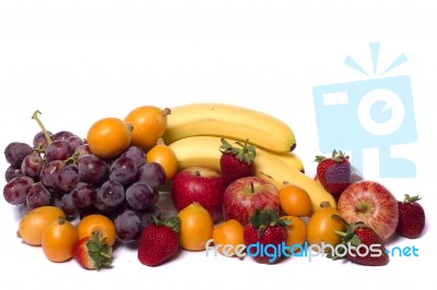 Mix Of Fruits Stock Photo