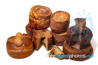 Mix Of Portuguese Folar Cakes Stock Photo