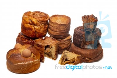 Mix Of Portuguese Folar Cakes Stock Photo