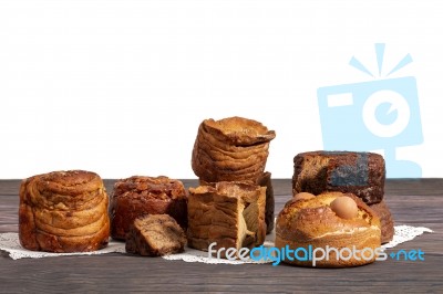 Mix Of Portuguese Folar Cakes Stock Photo