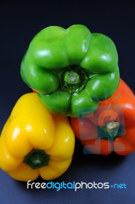 Mixed Peppers Stock Photo