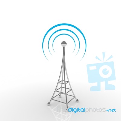 Mobile Antenna  Stock Image