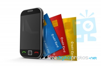 Mobile Banking Stock Image