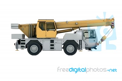 Mobile Crane Stock Image