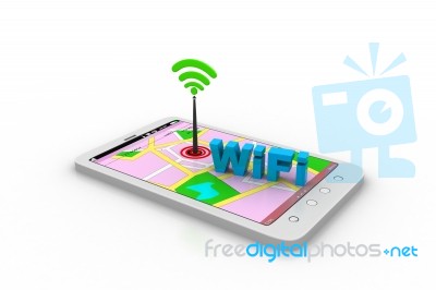 Mobile Network Concept Stock Image