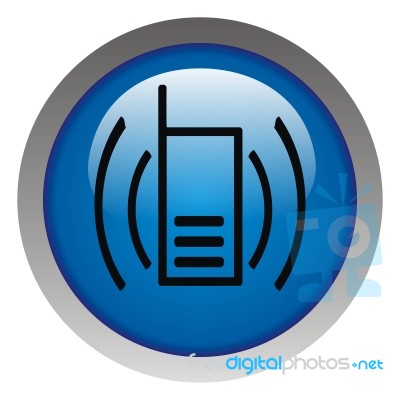 Mobile Phone Icon Stock Image