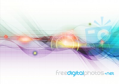 Modern Abstract Background Stock Image